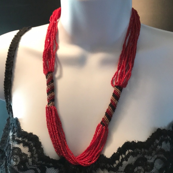 VINTAGE Two Seed Bead Necklaces from the sixties - Picture 5 of 8